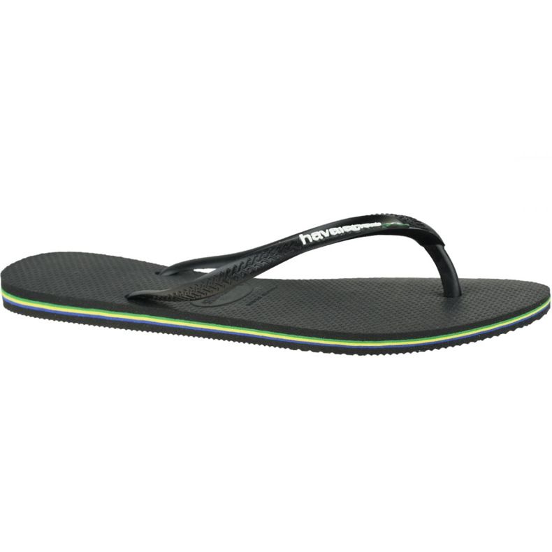 Havaianas Slim Brasil 4140713-0090 tongs le noir Havaianas Slim Brasil 4140713-0090 tongs le noir