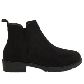 Bottines Chelsea noires pour femme JB044 Noir le noir