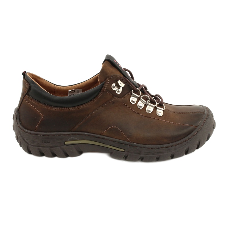 Chaussures marron pour hommes Riko 904 crazy cuoio brun