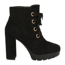 Noir L8126 Bottines compensées noires le noir
