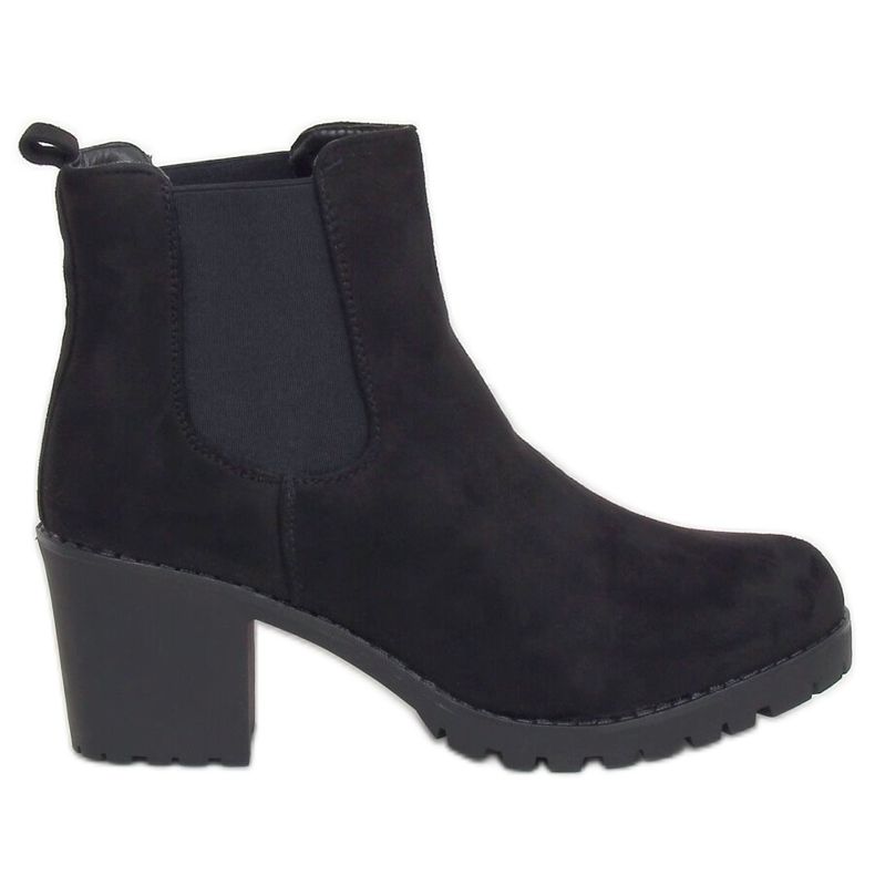 Bottines Chelsea noires, noir W355 Noir le noir