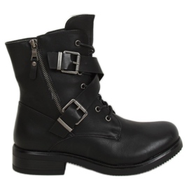 Bottes militaires noires 88041 Noir