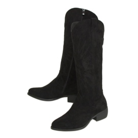 Bottes de cowboy noires 231-B0 Noir le noir Bottes de cowboy noires 231-B0 Noir le noir