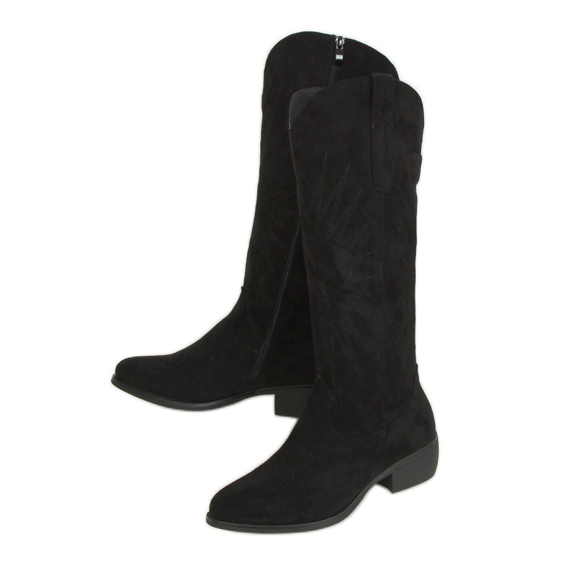 Bottes de cowboy noires 231-B0 Noir le noir Bottes de cowboy noires 231-B0 Noir le noir
