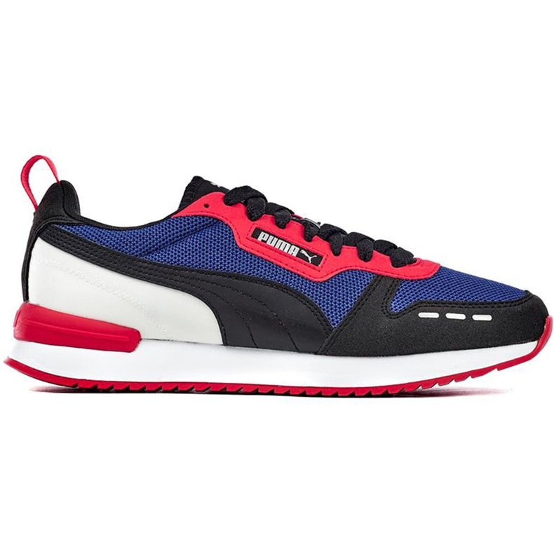 Chaussures homme Puma R78 bleu marine-rouge-blanc-noir 373117 09 multicolore Chaussures homme Puma R78 bleu marine-rouge-blanc-noir 373117 09 multicolore