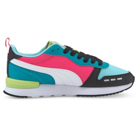 Puma R78 chaussures pour hommes colorées 373203 03 bleu rose multicolore