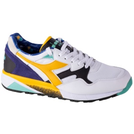 Chaussures Diadora N9002 Kromadecka M 501-176567-01-C8698 blanche le noir multicolore