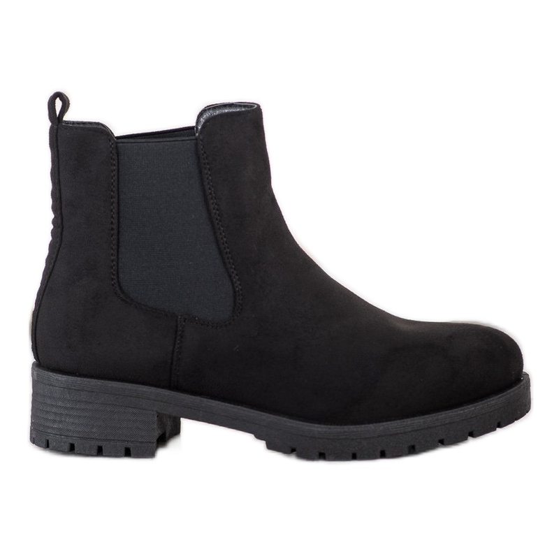 SHELOVET Bottines Chelsea noires le noir