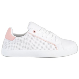 SHELOVET Chaussures de sport confortables blanche