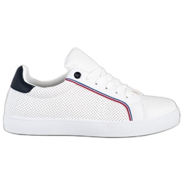 SHELOVET Chaussures de sport confortables blanche