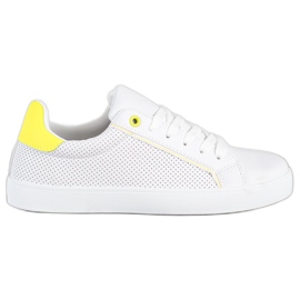 SHELOVET Chaussures de sport confortables blanche