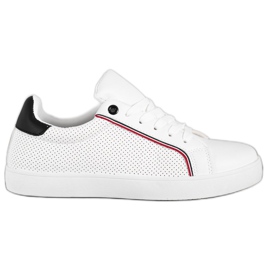 SHELOVET Chaussures de sport confortables blanche
