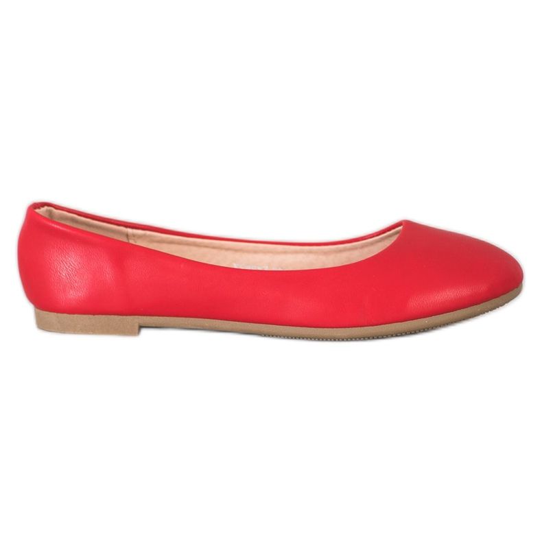 Diamantique Ballerines rouges
