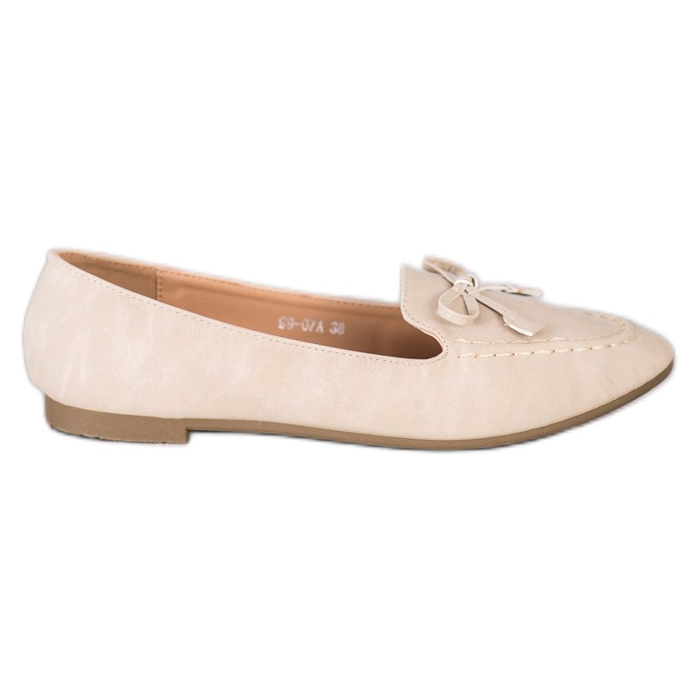 Nio Nio Mocassins beiges confortables