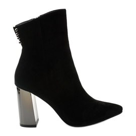 Bottines noires avec éco-daim Armory le noir