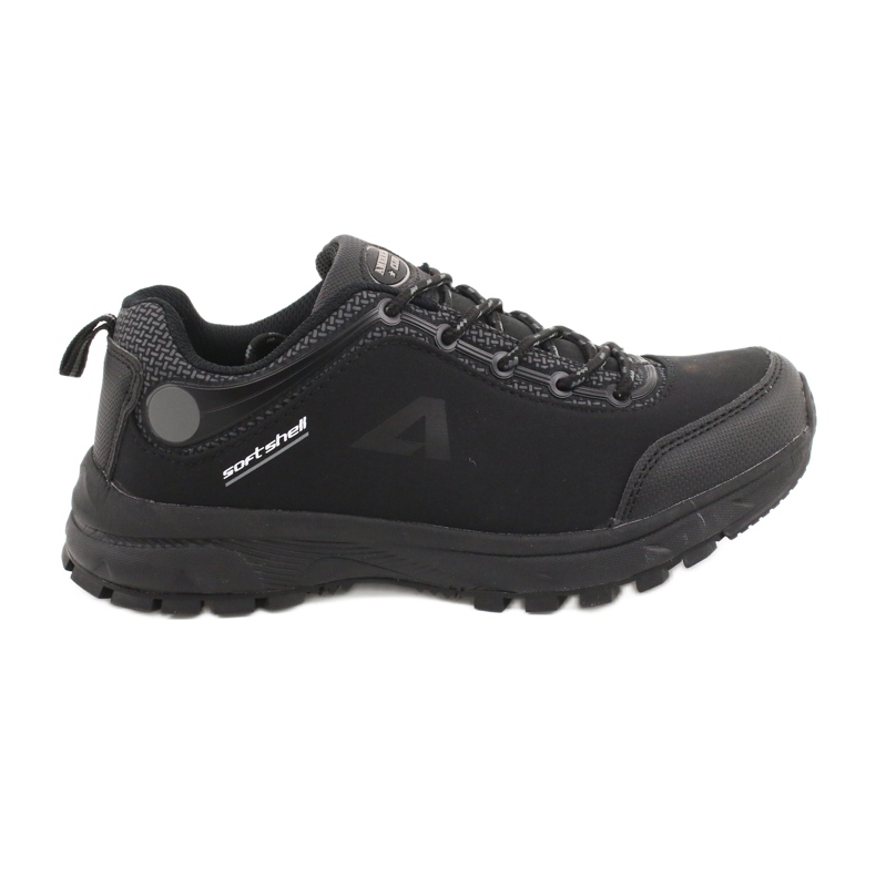 American Club Chaussures de sport américaines imperméables soft-shell HL04 / 20 le noir gris