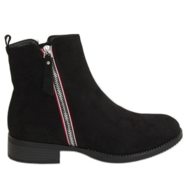 Noir Bottes noires pour femmes 168-287 Noir le noir