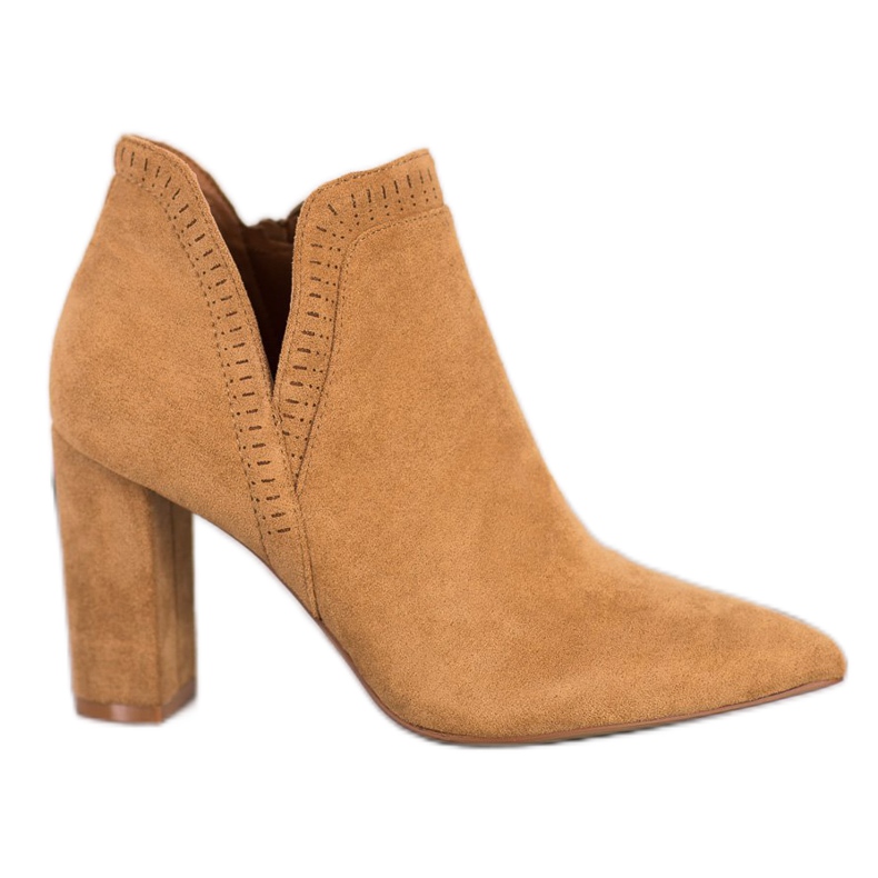 Bella Paris Bottes élégantes sur un poteau brun Bella Paris Bottes élégantes sur un poteau brun