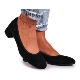 Escarpins Femme S.Barski Daim Noir Milon le noir Escarpins Femme S.Barski Daim Noir Milon le noir