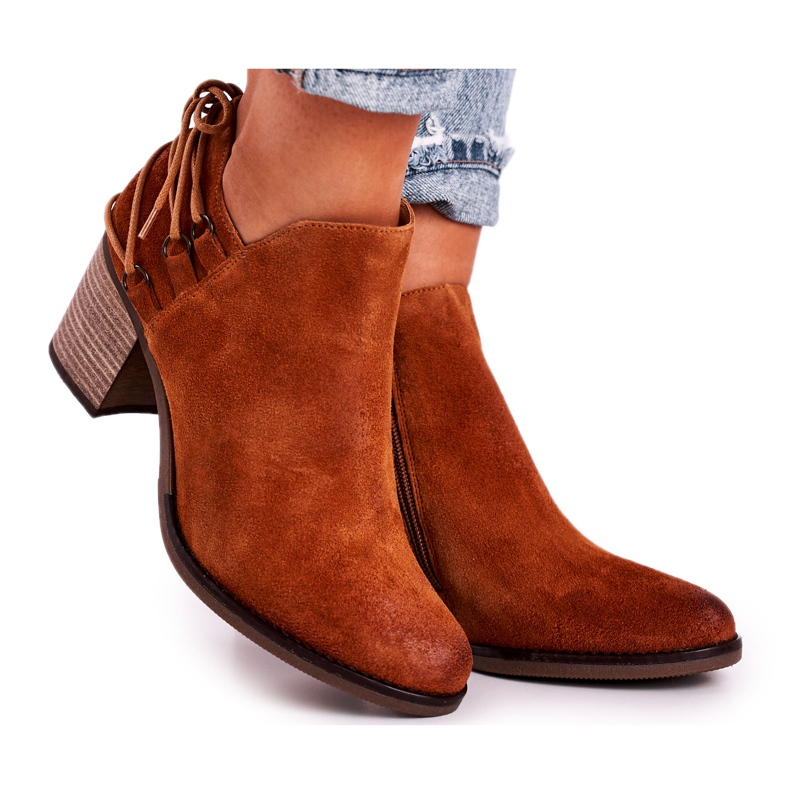 Bottes à Talons Femme Maciejka Spring Cuir Rouge 04812-29 brun Bottes à Talons Femme Maciejka Spring Cuir Rouge 04812-29 brun