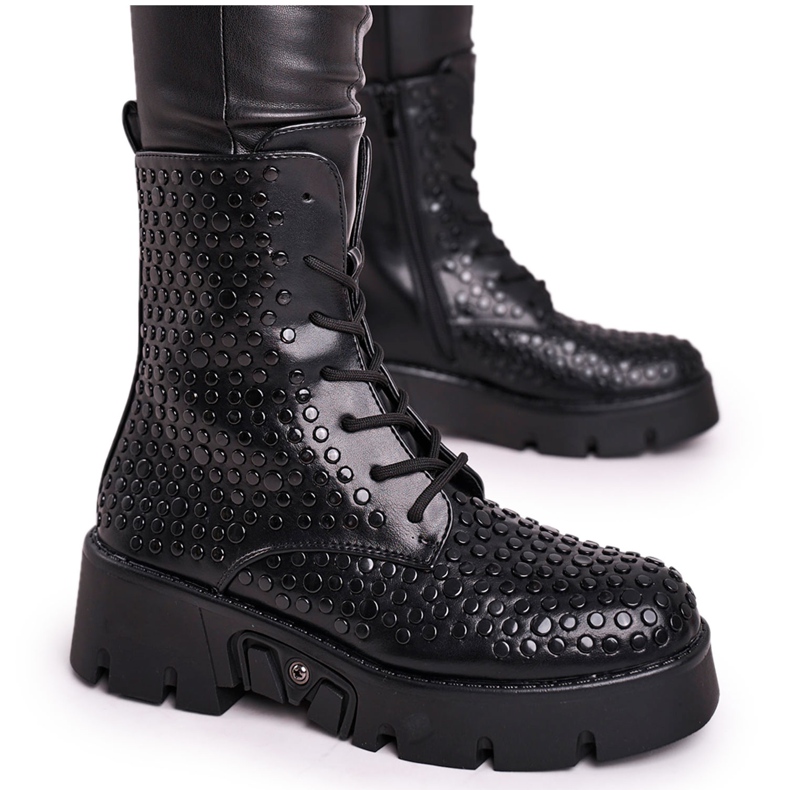 HAN Bottes pour femmes sur la plate-forme grunge noire Don't Stop le noir HAN Bottes pour femmes sur la plate-forme grunge noire Don't Stop le noir