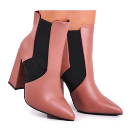 FG1 Bottes À Talons Pour Femmes Rose Good Vibes