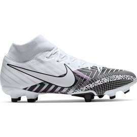 Chaussure de football Nike Mercurial Superfly 7 Academy Mds FG / MG BQ5427 110 blanc blanc