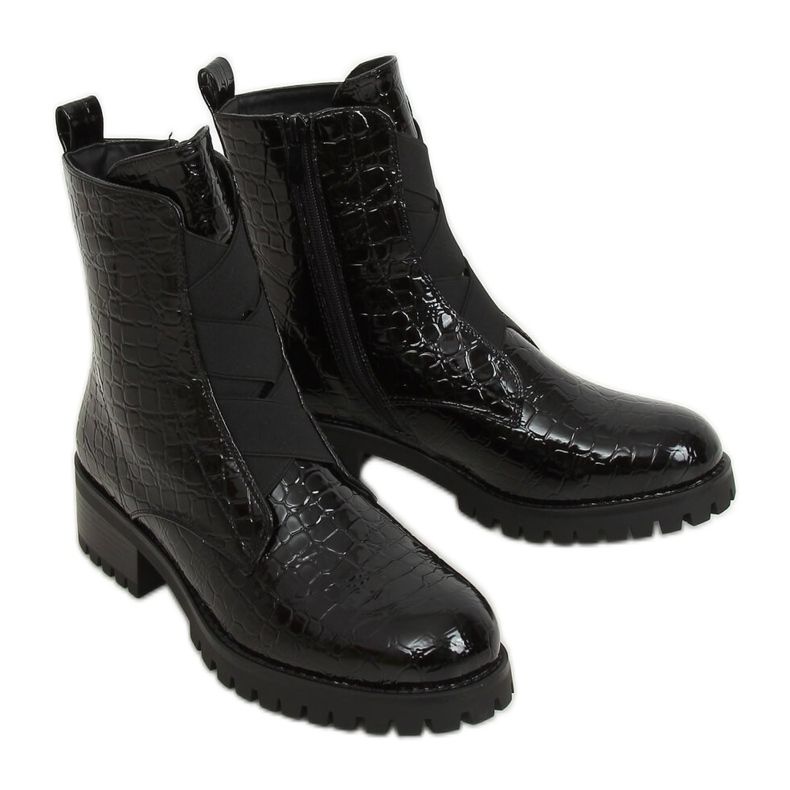 Bottes noires pour femmes noir 0-368 Noir le noir
