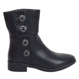 Bottes noires pour femmes noires 6266 Noir le noir