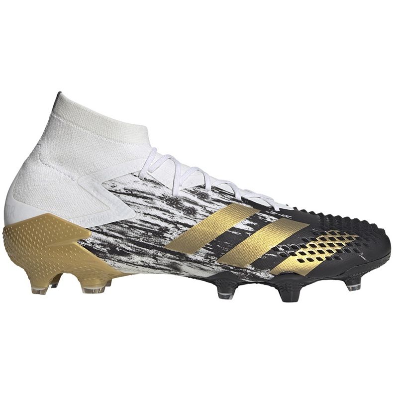 Les chaussures de football adidas Predator Mutator 20.1 Fg FW9186 blanche blanche