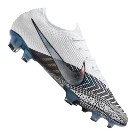 Chaussures de football Nike Vapor 13 Elite Mds Fg M CJ1295-110 bleu marine, blanc, gris/argent blanc