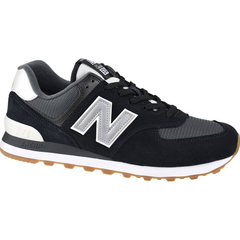 Chaussures New Balance M ML574SPT blanche le noir multicolore