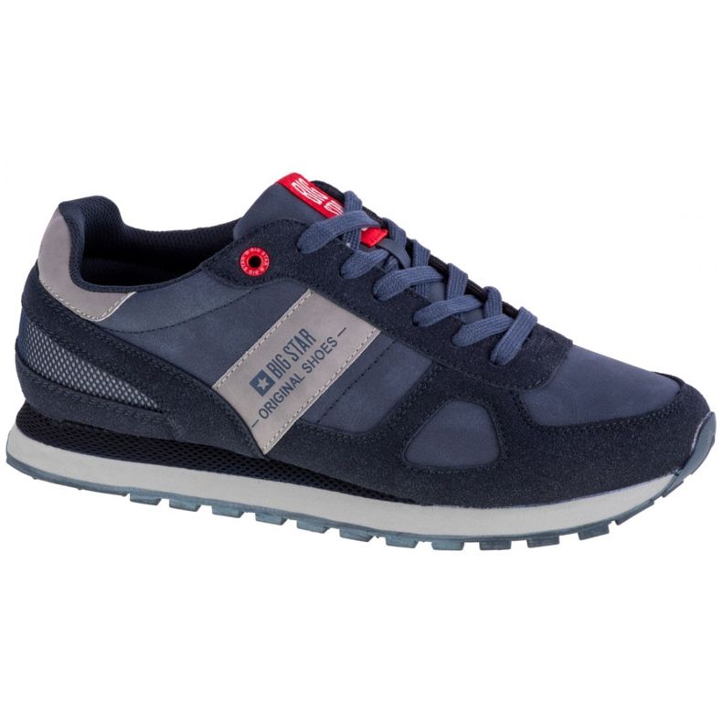 Chaussures Big Star M GG174452 bleu marin gris Chaussures Big Star M GG174452 bleu marin gris