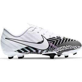 Chaussure de football Nike Mercurial Vapor 13 Academy Mds FG / MG Jr CJ0980-110 multicolore blanche Chaussure de football Nike Mercurial Vapor 13 Academy Mds FG / MG Jr CJ0980-110 multicolore blanche