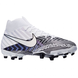 Chaussures de football Nike Mercurial Superfly 7 Academy Mds FG / MG Jr BQ5409-110 multicolore blanche