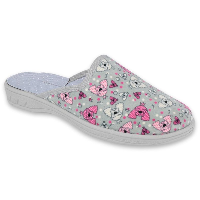 Chaussures enfants colorées Befado 707Y411 rose gris