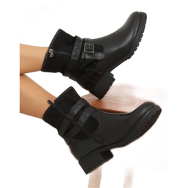 Bottes militaires noires pour femmes 267 Noir