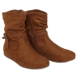Boots femme camel DH28 Camel Ii Qualité brun