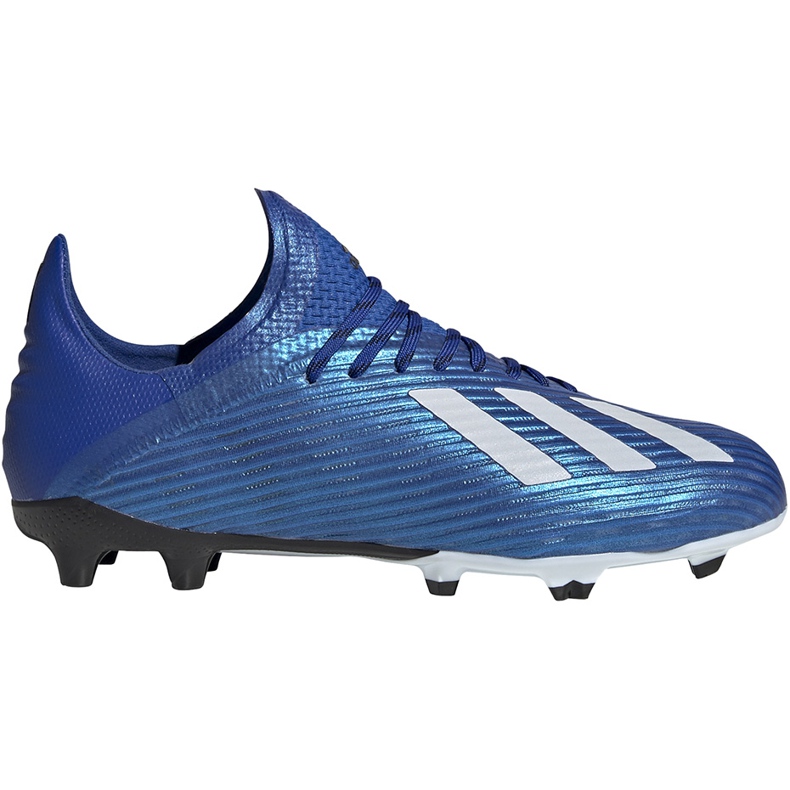 Adidas X 19.1 Fg Jr bleu chaussures de football EG7164 Adidas X 19.1 Fg Jr bleu chaussures de football EG7164