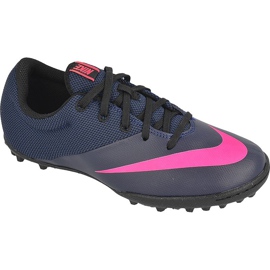 Chaussure Nike MercurialX Pro Jr Tf 725239-446 marine multicolore