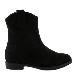 Bottes isolées noires avec une cale Modell cachée le noir