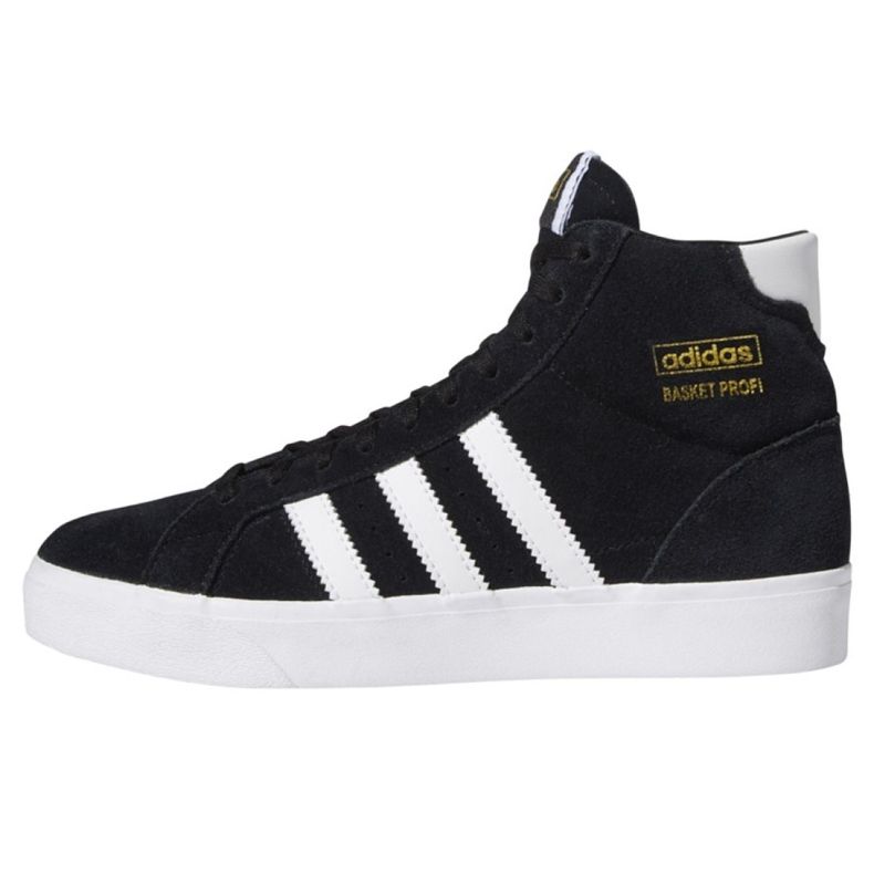 Chaussures Adidas Originals Basket Profi Jr FY1058 blanche le noir Chaussures Adidas Originals Basket Profi Jr FY1058 blanche le noir
