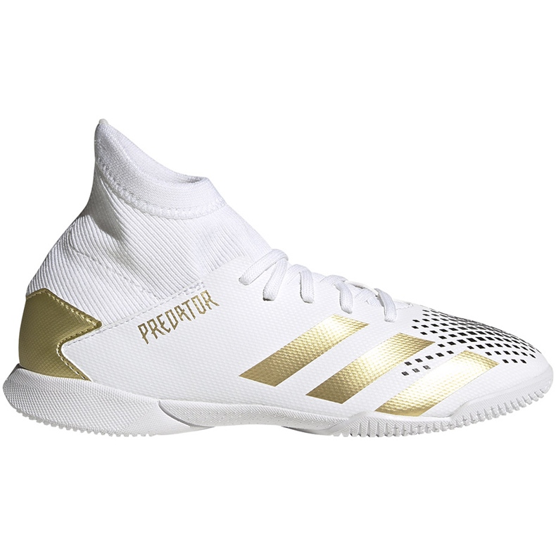 Adidas Predator 20.3 In Junior FW9218 chaussures de football le noir blanche Adidas Predator 20.3 In Junior FW9218 chaussures de football le noir blanche