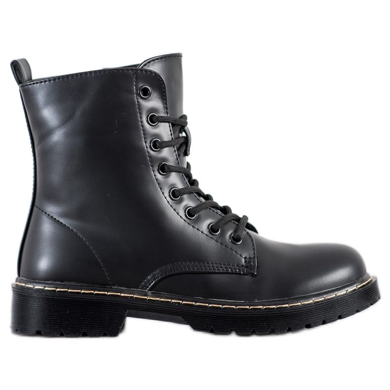 Small Swan Bottes noires le noir