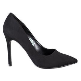 Renda Talons en daim le noir
