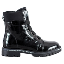 Goodin Ouvriers Laqués Avec Gomme noir