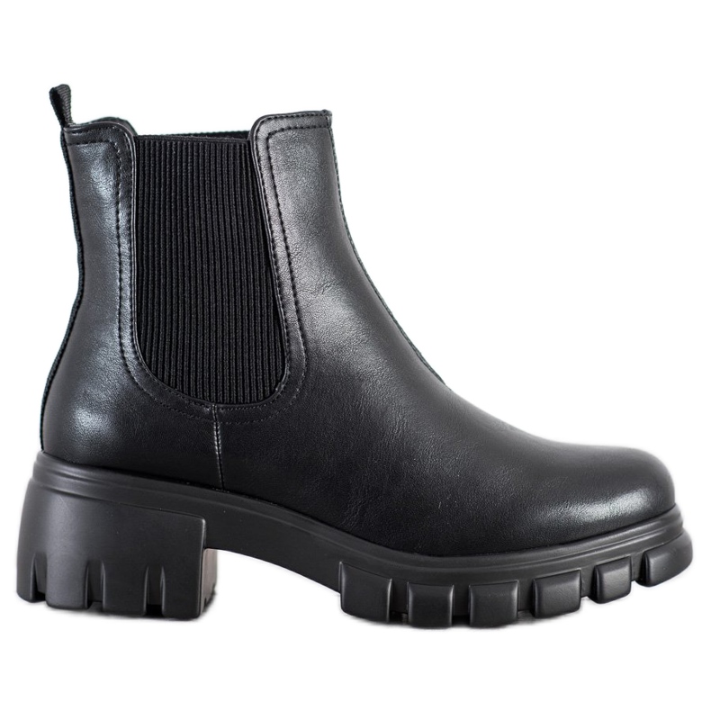 Goodin Bottines Chelsea sur la plateforme le noir Goodin Bottines Chelsea sur la plateforme le noir
