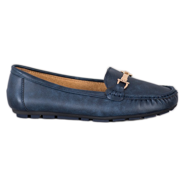 Clowse Mocassins Bleus Avec Ornement bleu marin