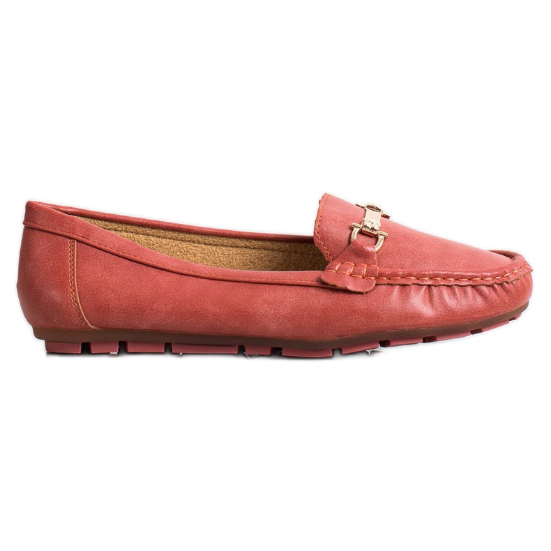 Clowse Mocassins Rouges Avec Ornement Clowse Mocassins Rouges Avec Ornement
