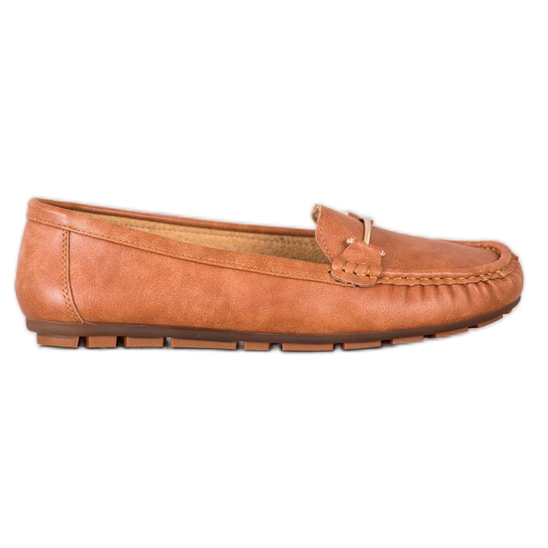 Clowse Mocassins Camel confortables brun
